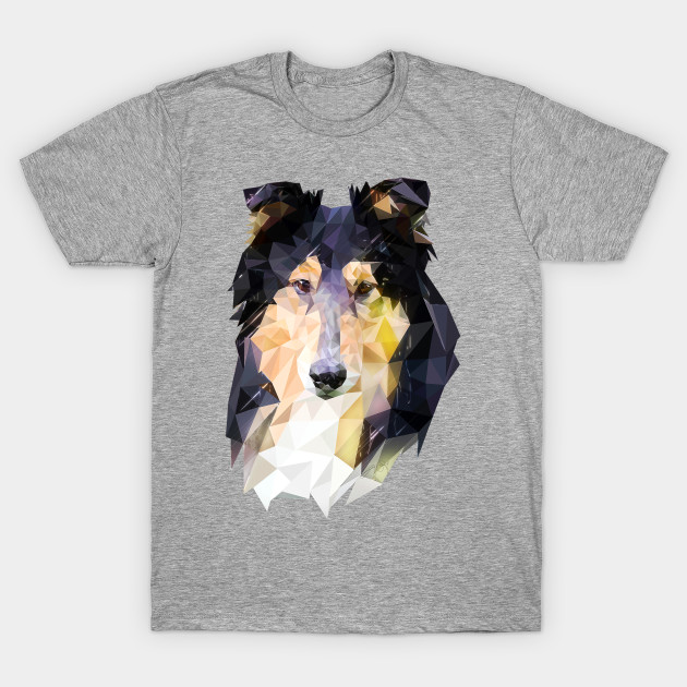 Rough Collie (Low Poly) by lunaroveda